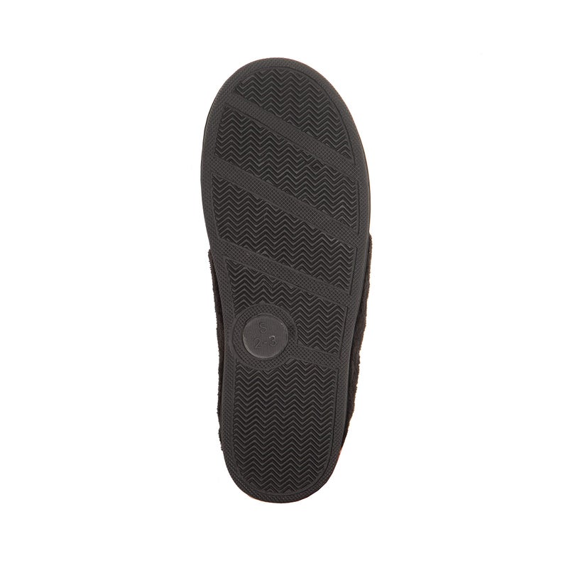 Hanes Comfort Soft Memory Foam Indoor Outdoor Clog Slipper Shoe - Menâ€™s and Boyâ€™s Sizes, Black/Blue, Large - Image 4